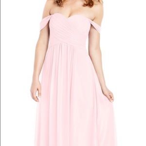 Azazie Corin - bridesmaid dress, blushing pink 12